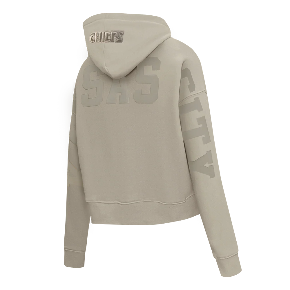 NFL KANSAS CITY CHIEFS WINGSPAN WOMEN'S FLC CROPPED PO HOODIE