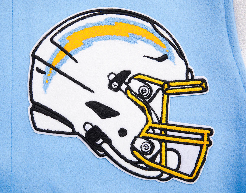 NFL LOS ANGELES CHARGERS MASHUP MEN'S RIB WOOL VARSITY JACKET