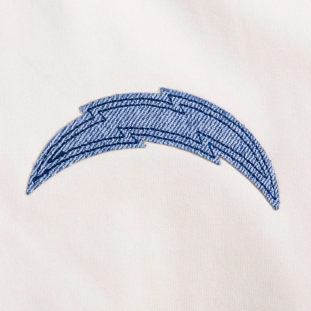 NFL LOS ANGELES CHARGERS VARSITY BLUES WOMEN'S SJ BOXY TEE