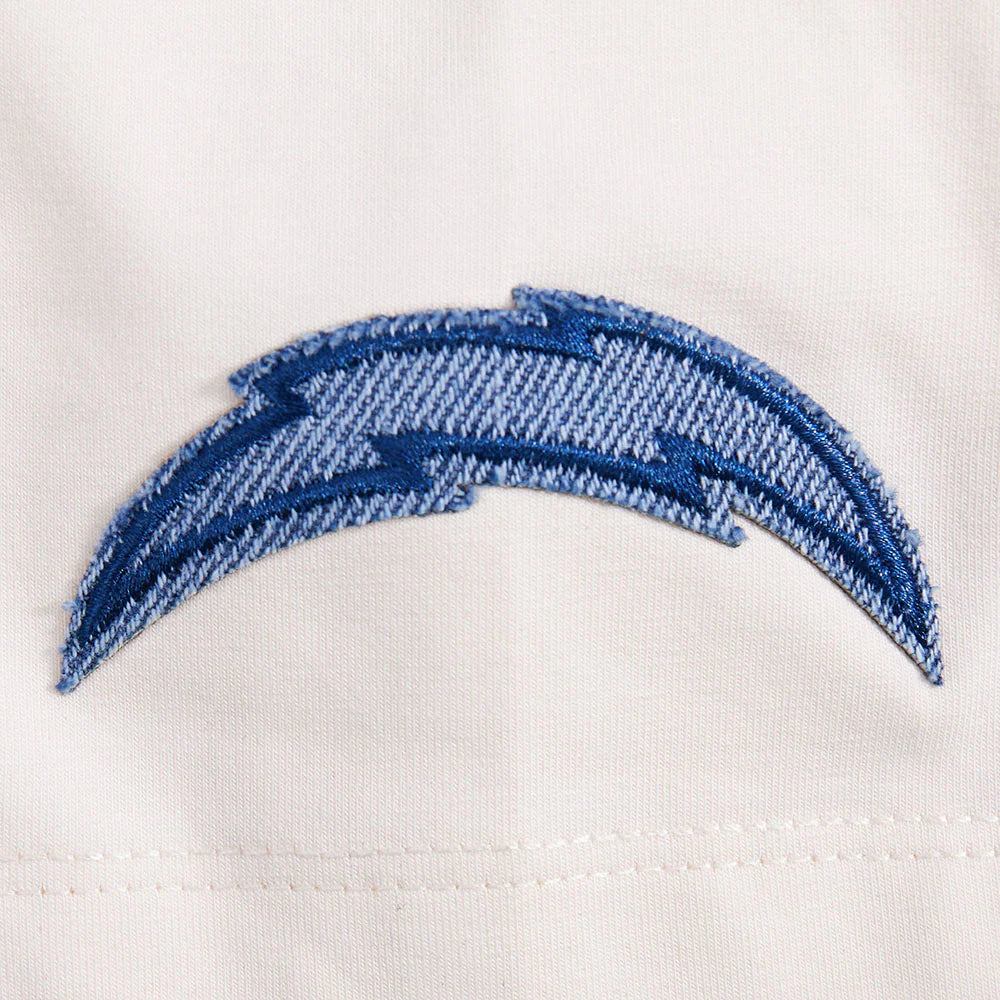 NFL LOS ANGELES CHARGERS VARSITY BLUES WOMEN'S SJ BOXY TEE