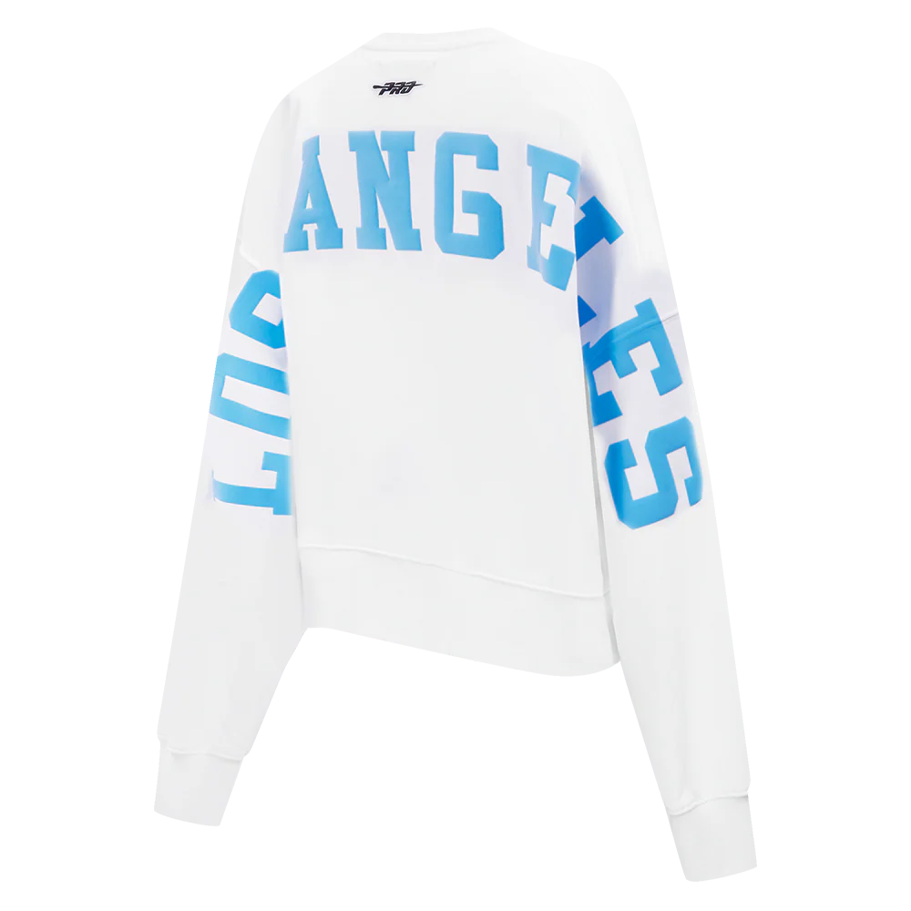 NFL LOS ANGELES CHARGERS WINGSPAN WOMEN'S FLC CREWNECK