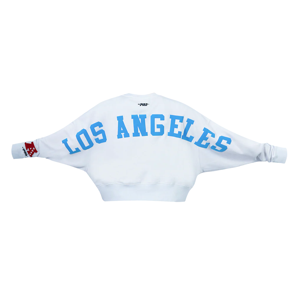 NFL LOS ANGELES CHARGERS WINGSPAN WOMEN'S FLC CREWNECK