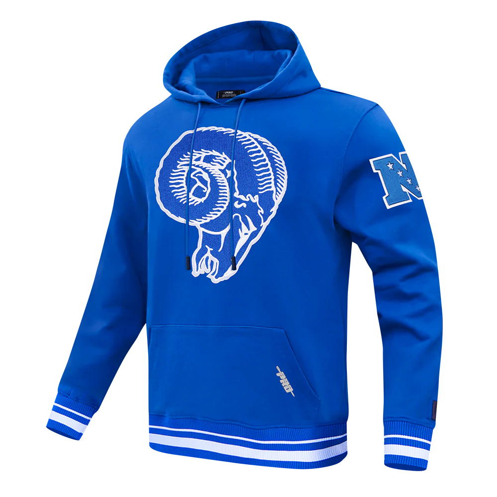 NFL LOS ANGELES RAMS RETRO CLASSIC MEN'S PULLOVER HOODIE