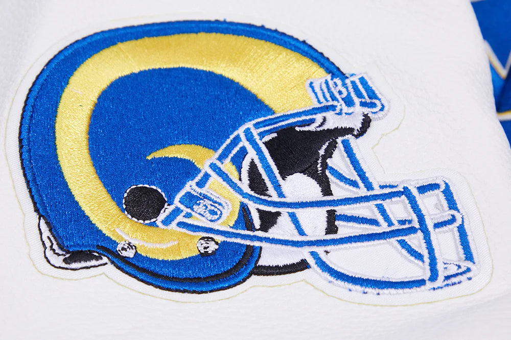 NFL LOS ANGELES RAMS RETRO CLASSIC MEN'S RIB WOOL VARSITY JACKET