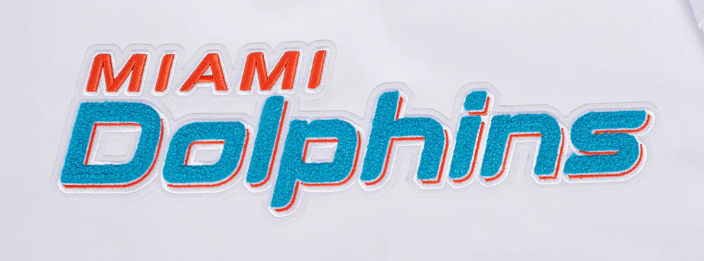 NFL MIAMI DOLPHINS CLASSIC MEN'S WARM UP JACKET