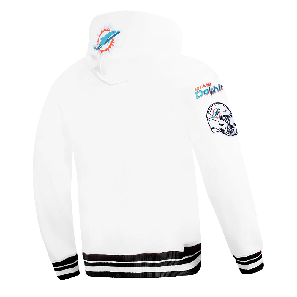NFL MIAMI DOLPHINS MASHUP MEN'S RIB PULLOVER HOODIE