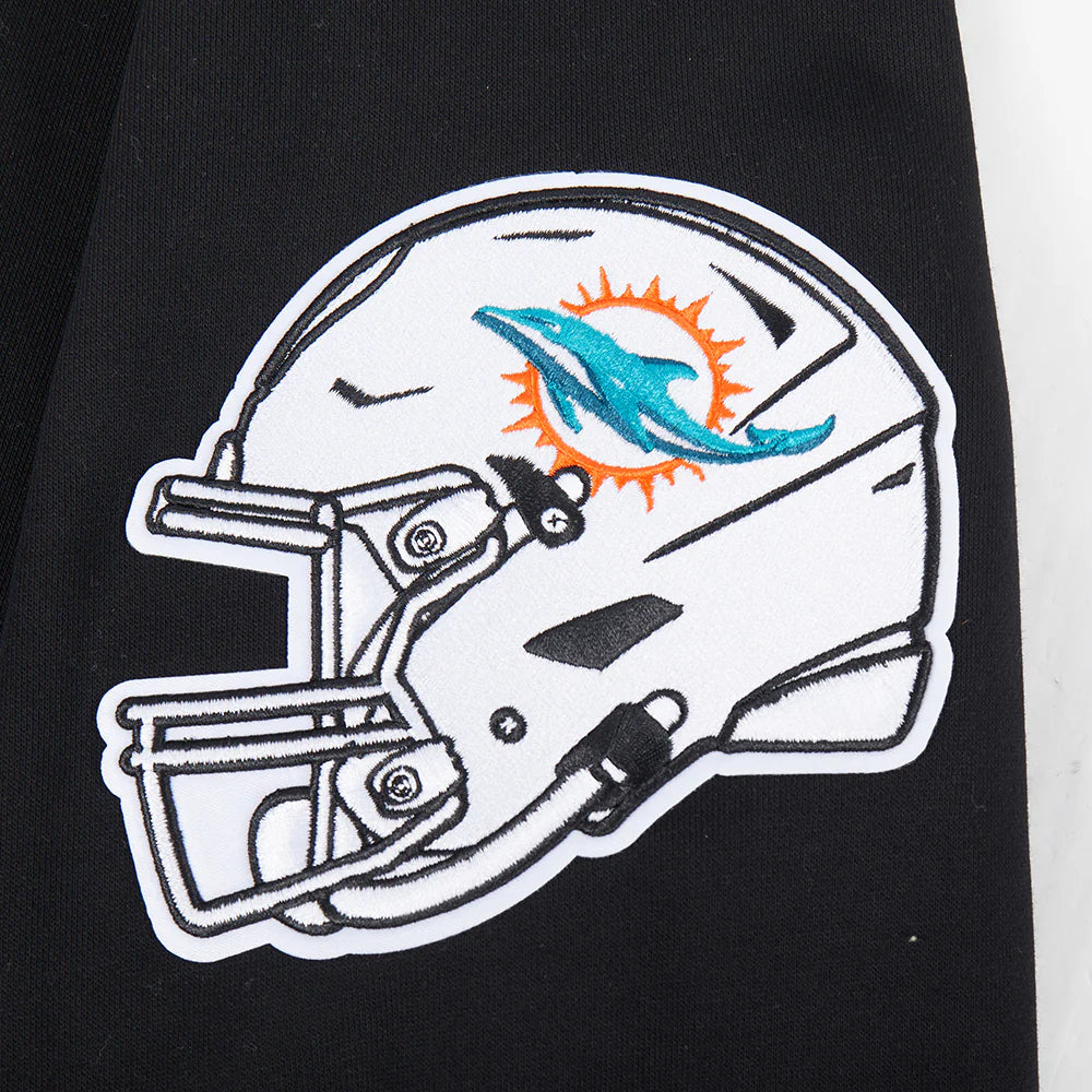 NFL MIAMI DOLPHINS TEAM PENNANTS MEN'S RIB FLEECE PULLOVER HOODIE