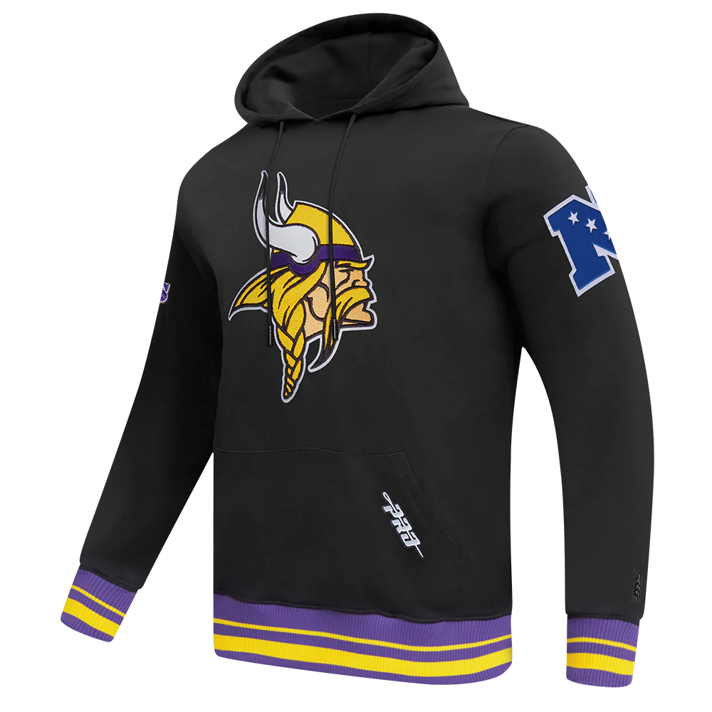 NFL MINNESOTA VIKINGS MASHUP MEN'S RIB PULLOVER HOODIE