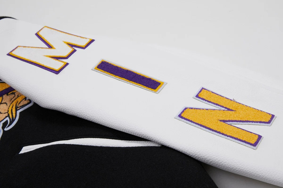 NFL MINNESOTA VIKINGS CLASSIC WOOL MEN'S VARSITY JACKET