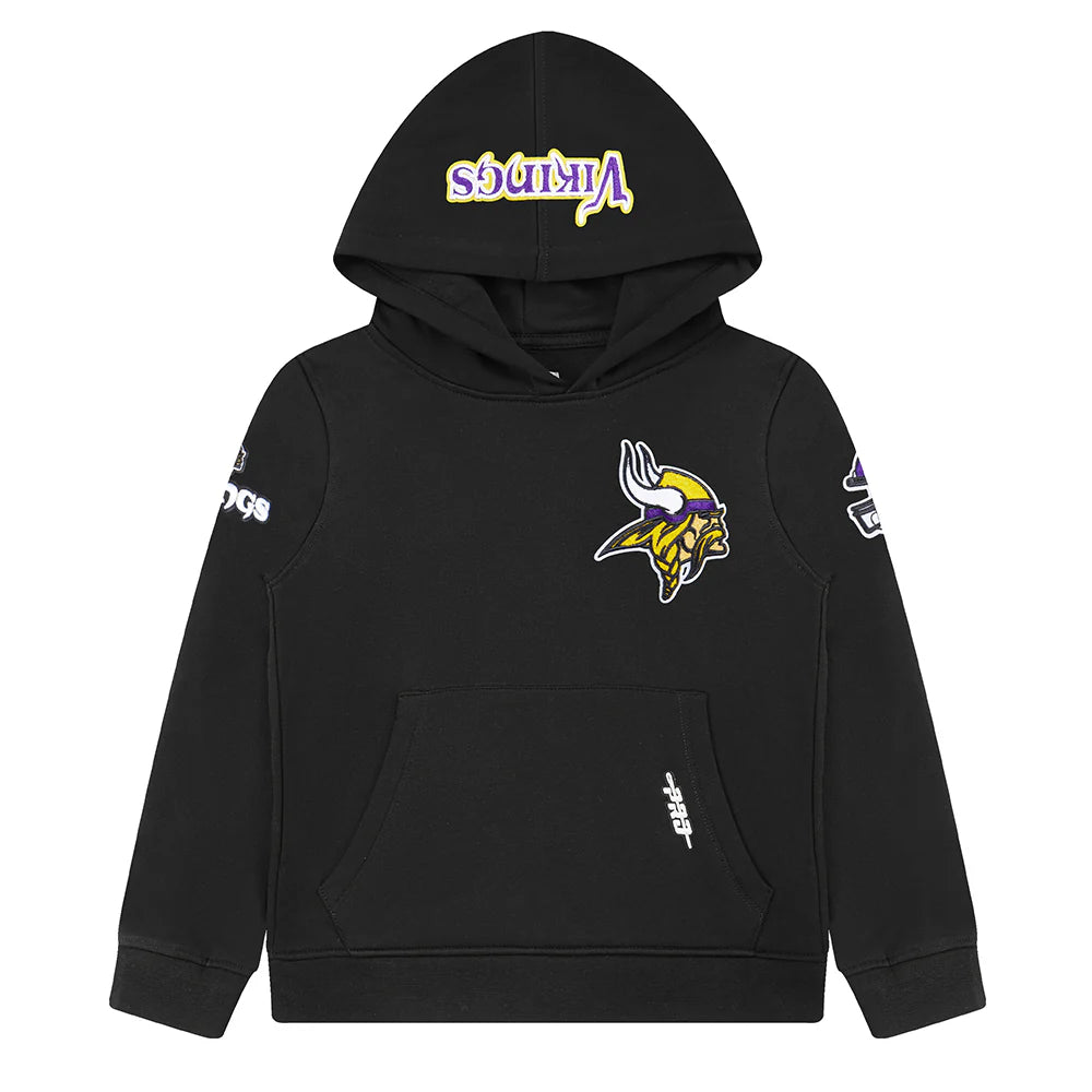 NFL MINNESOTA VIKINGS CLASSIC LITTLE BOYS FLEECE PULLOVER HOODIE