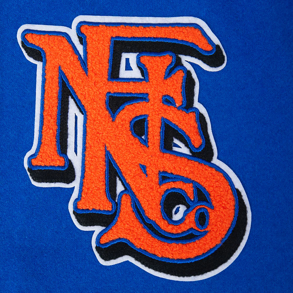 FAMOUS NOBODYS HALL OF FAME MEN'S RIB WOOL VARSITY JACKET