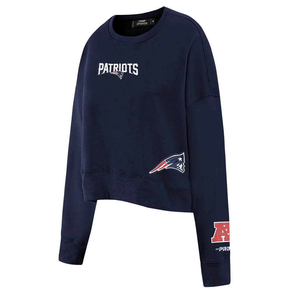 NFL NEW ENGLAND PATRIOTS WINGSPAN WOMEN'S FLC CREWNECK