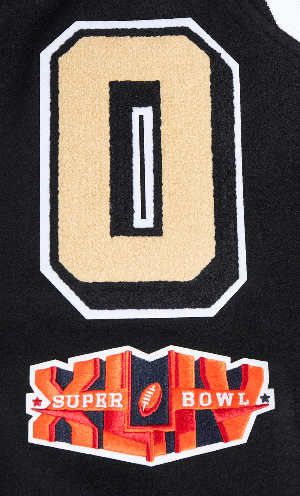 NFL NEW ORLEANS SAINTS MASHUP MEN'S RIB WOOL VARSITY JACKET