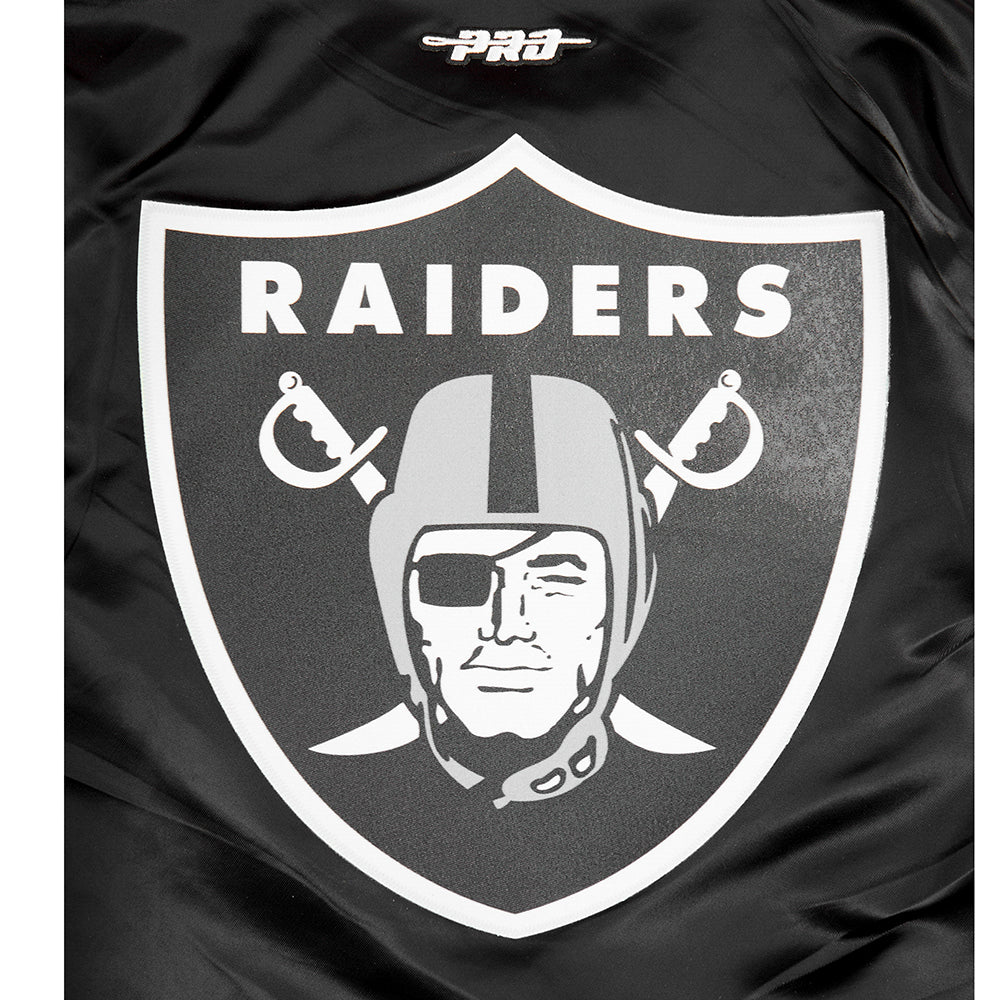NFL LAS VEGAS RAIDERS CLASSIC BIG BOYS SATIN JACKET