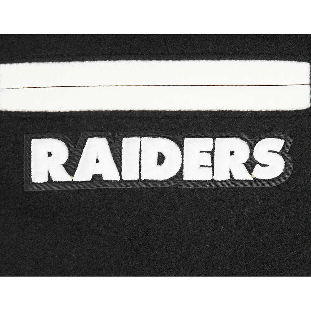 NFL LAS VEGAS RAIDERS CLASSIC BIG BOYS WOOL VARSITY JACKET
