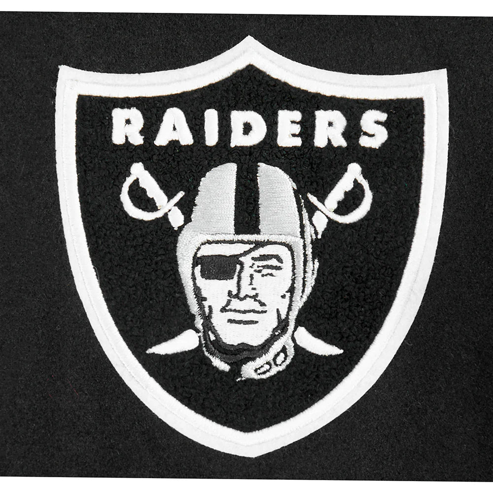 NFL LAS VEGAS RAIDERS CLASSIC BIG BOYS WOOL VARSITY JACKET