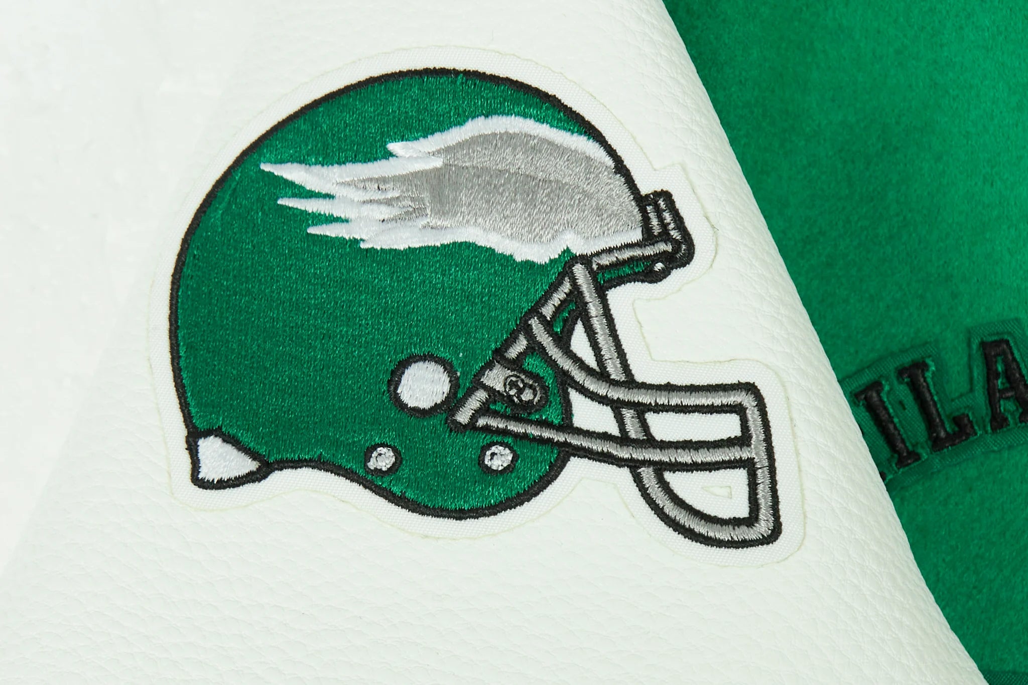 NFL PHILADELPHIA EAGLES RETRO CLASSIC BIG BOYS RIB WOOL VARSITY JACKET