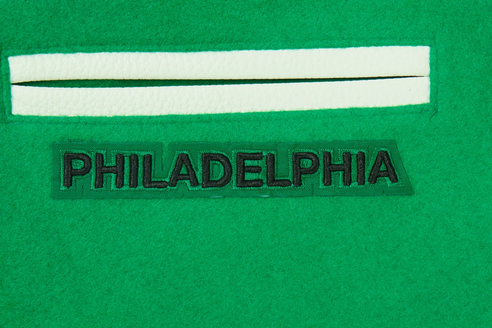 NFL PHILADELPHIA EAGLES RETRO CLASSIC BIG BOYS RIB WOOL VARSITY JACKET