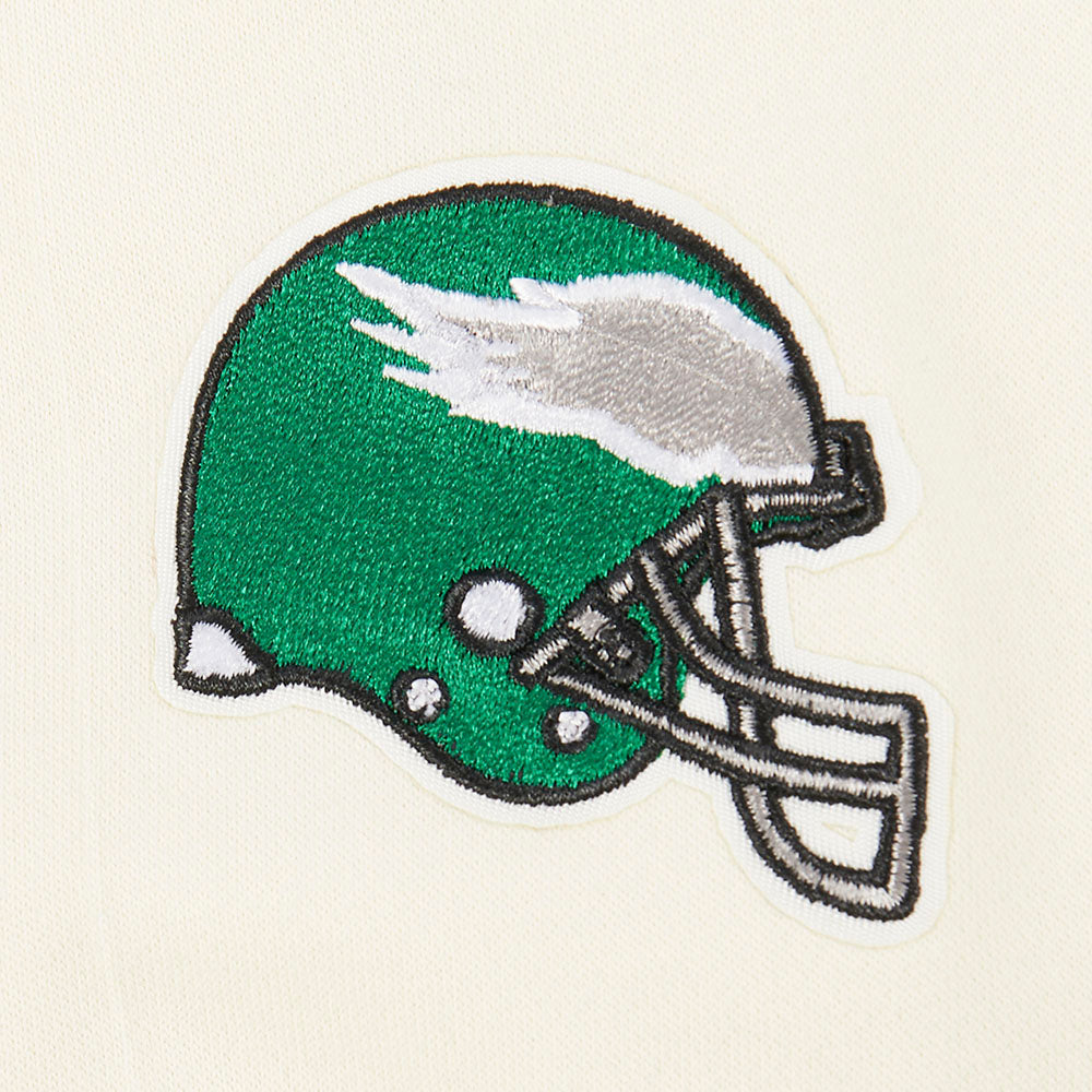 NFL PHILADELPHIA EAGLES RETRO CLASSIC BIG GIRLS RIB FLEECE CREWNECK