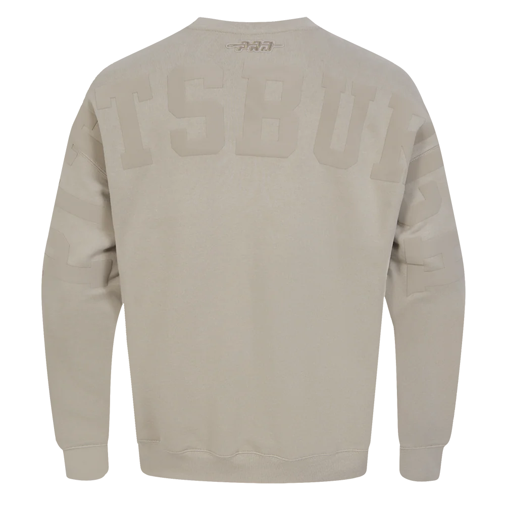 NFL PITTSBURGH STEELERS WINGSPAN MEN'S DROP SHOULDER FLEECE CREWNECK