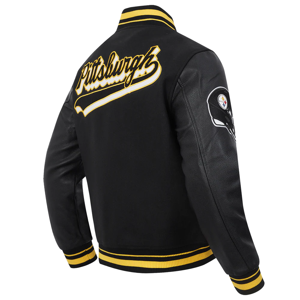 NFL PITTSBURGH STEELERS SCRIPT TAIL MEN'S RIB WOOL VARSITY