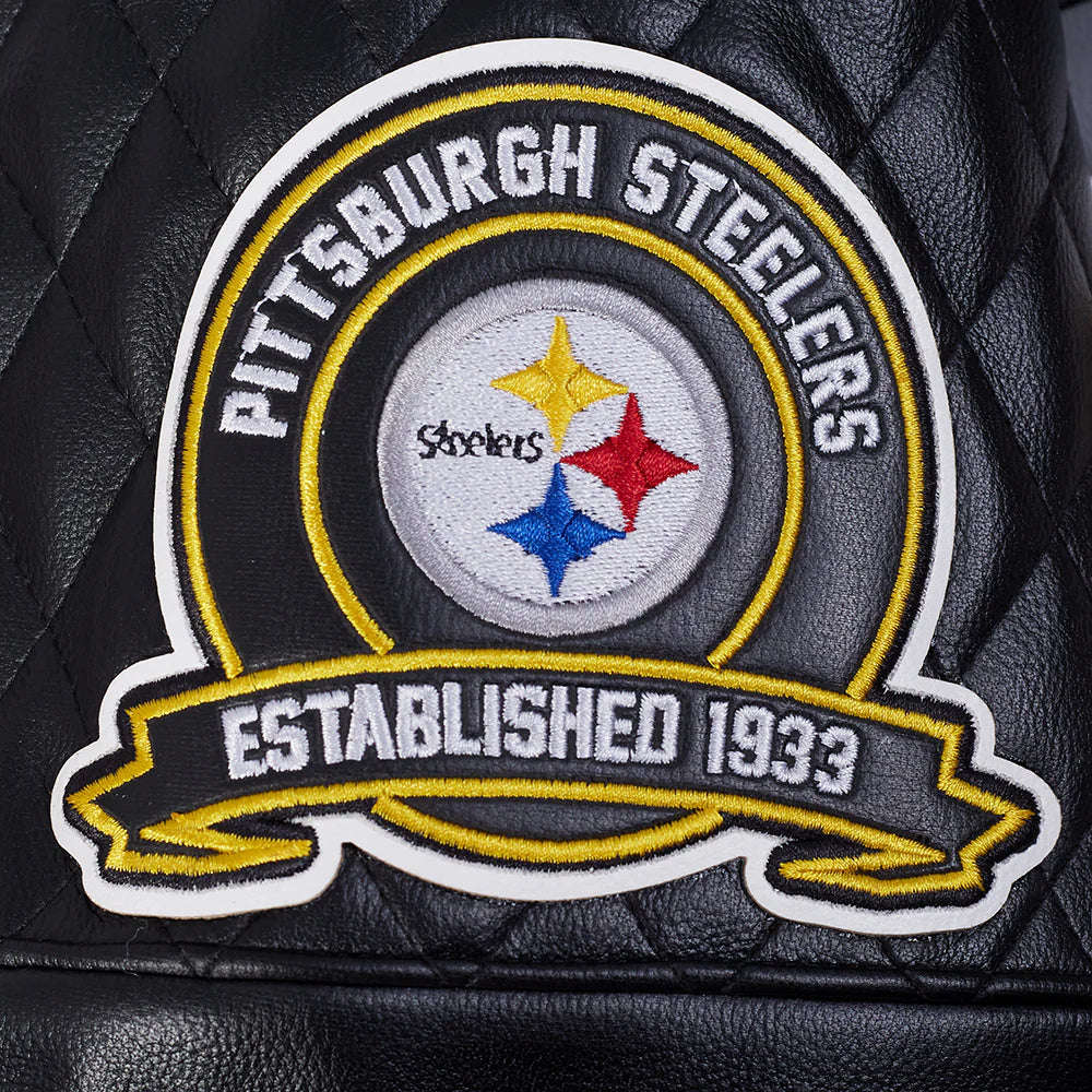 NFL PITTSBURGH STEELERS MEN'S MOTO JACKET