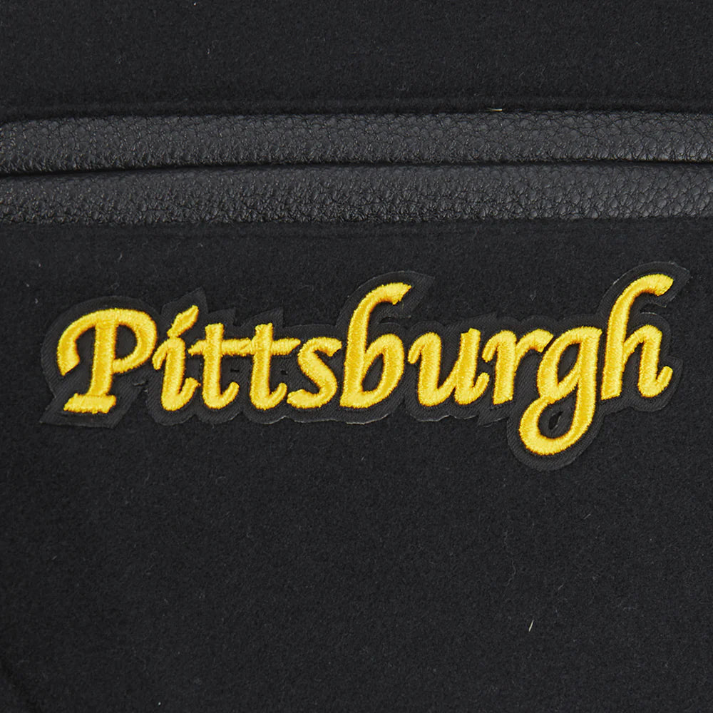 NFL PITTSBURGH STEELERS RETRO CLASSIC BIG BOYS RIB WOOL VARSITY JACKET