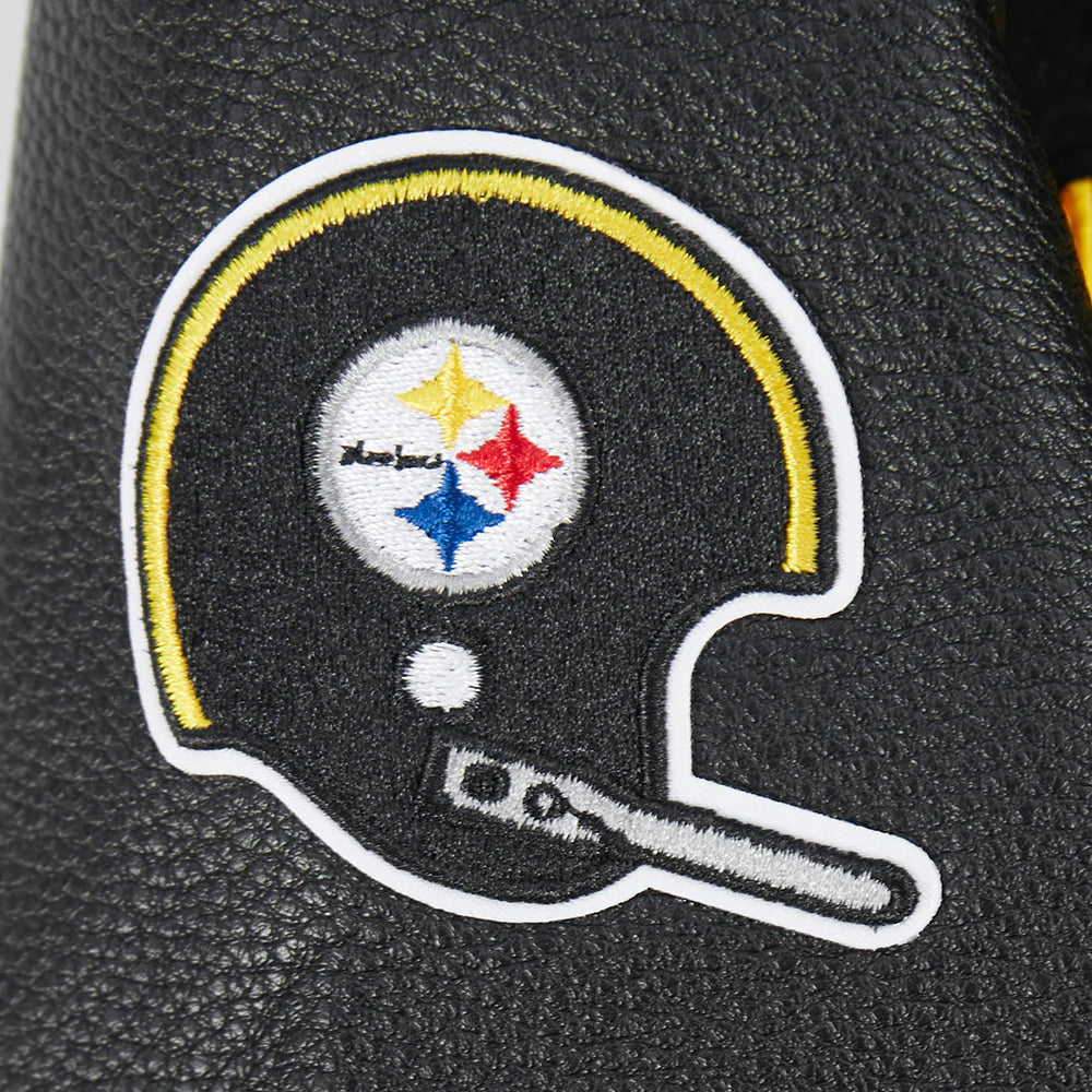 NFL PITTSBURGH STEELERS RETRO CLASSIC LITTLE BOYS RIB WOOL VARSITY JACKET