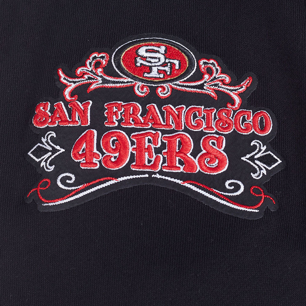 NFL SAN FRANCISCO 49ERS REBEL ATHLETICS MEN'S FLC PO HOODIE