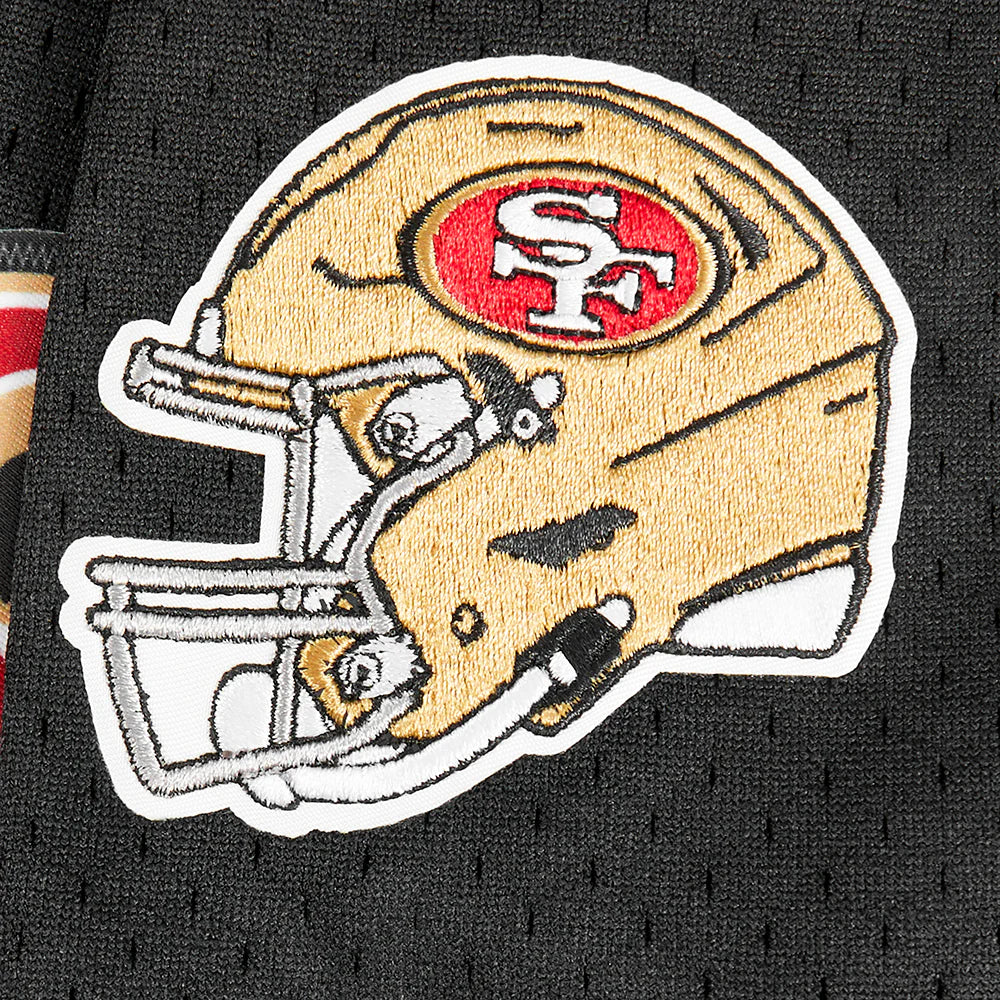 NFL SAN FRANCISCO 49ERS CLASSIC BIG BOYS MESH BUTTON DOWN SHIRT