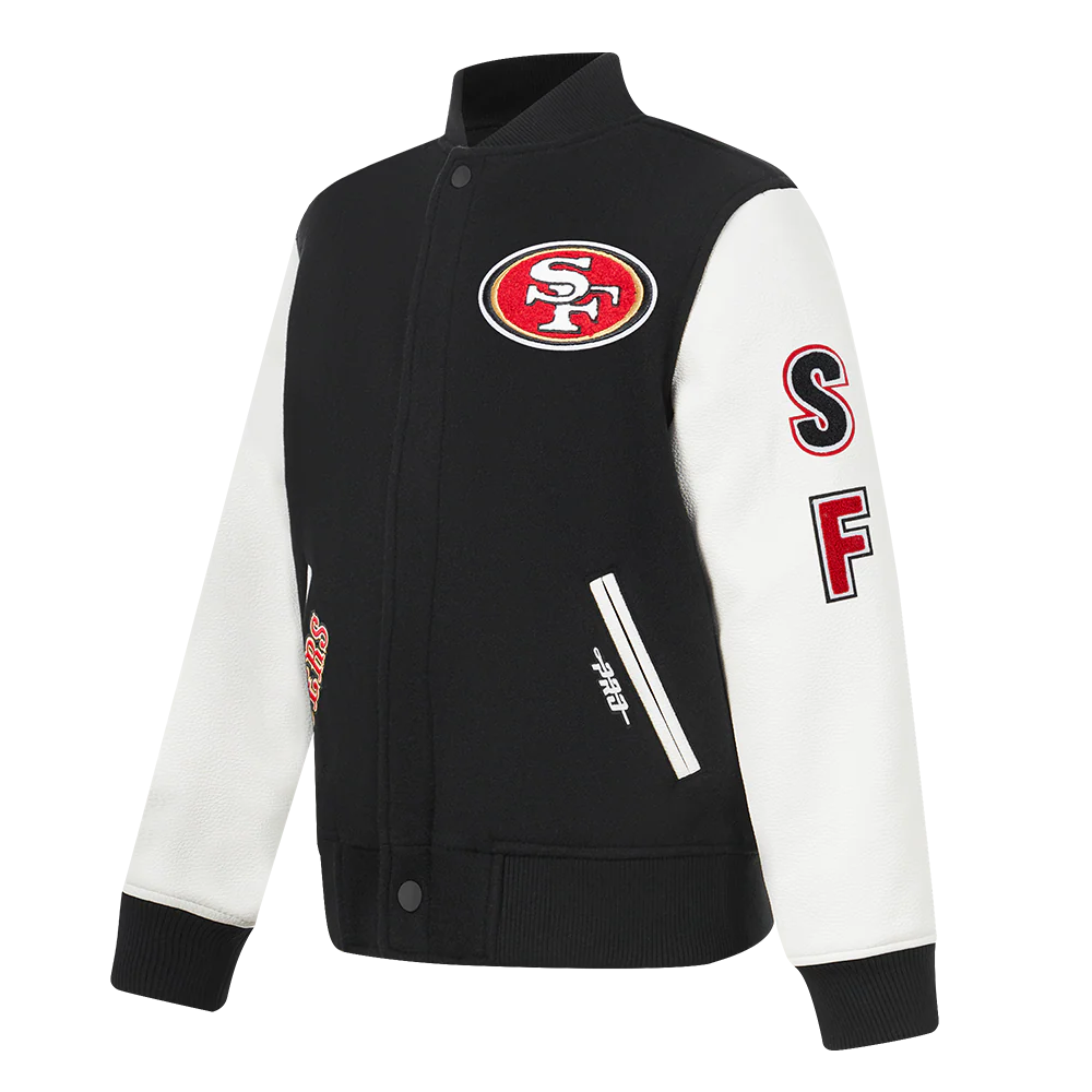 NFL SAN FRANCISCO 49ERS CLASSIC BIG BOYS WOOL VARSITY JACKET