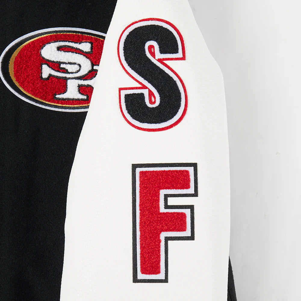 NFL SAN FRANCISCO 49ERS CLASSIC BIG BOYS WOOL VARSITY JACKET
