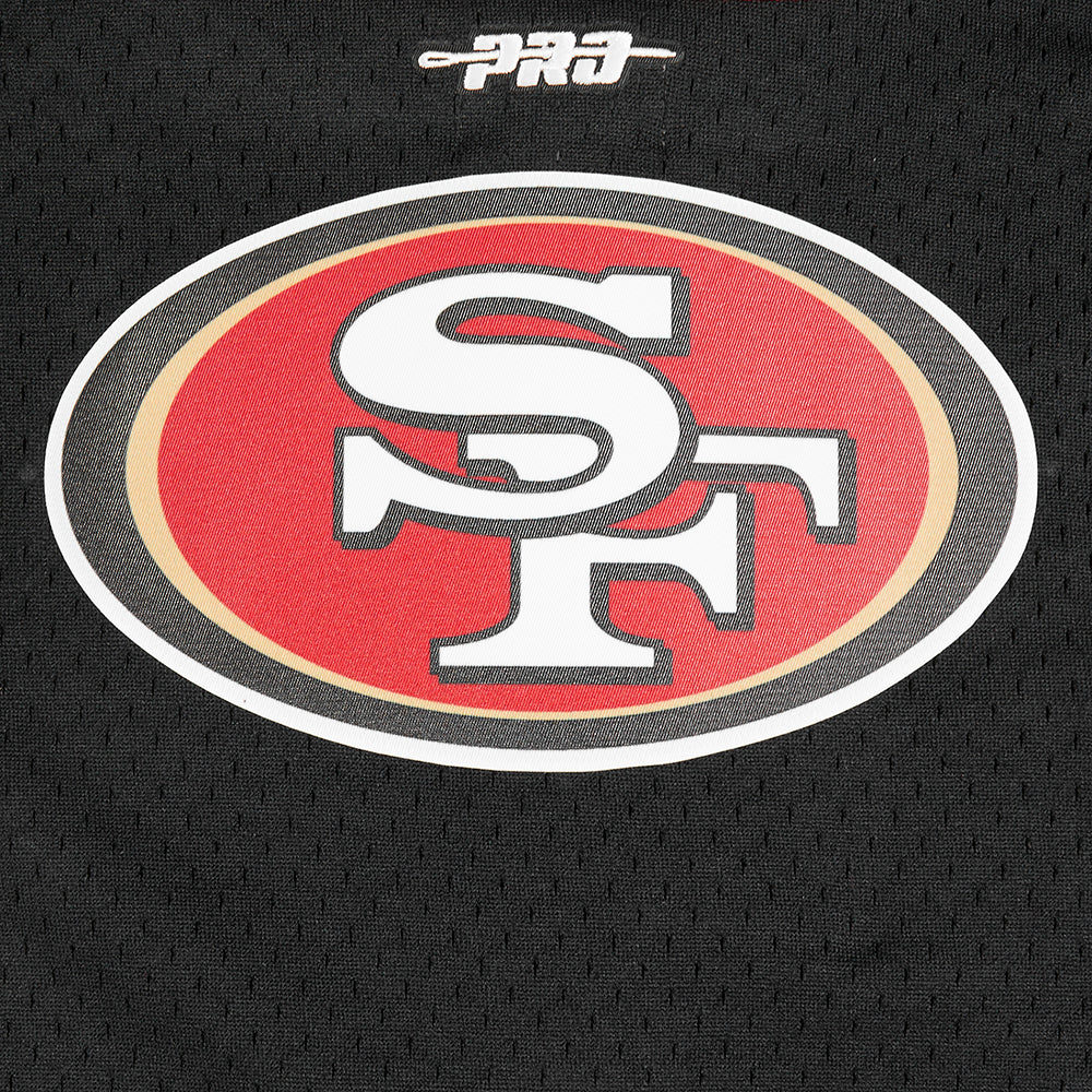 NFL SAN FRANCISCO 49ERS CLASSIC LITTLE BOYS MESH BUTTON DOWN SHIRT
