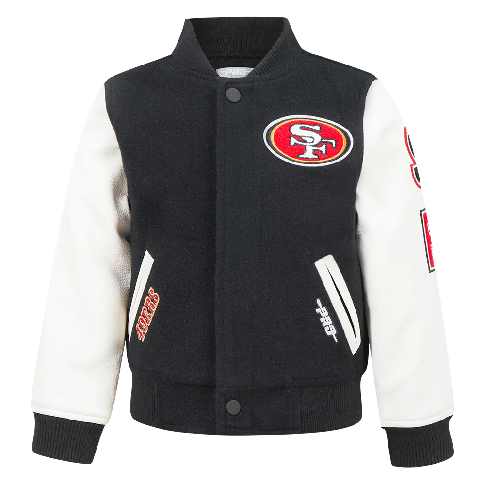 NFL SAN FRANCISCO 49ERS CLASSIC TODDLER BOYS WOOL VARSITY JACKET