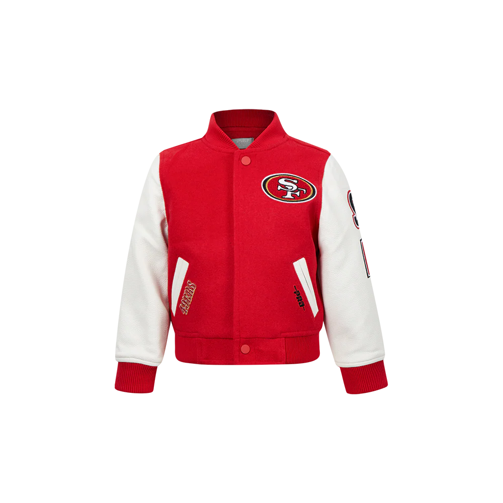 NFL SAN FRANCISCO 49ERS CLASSIC TODDLER BOYS WOOL VARSITY JACKET