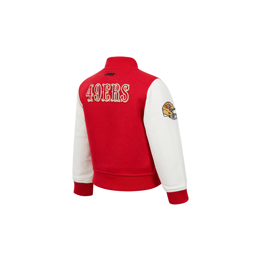 NFL SAN FRANCISCO 49ERS CLASSIC TODDLER BOYS WOOL VARSITY JACKET