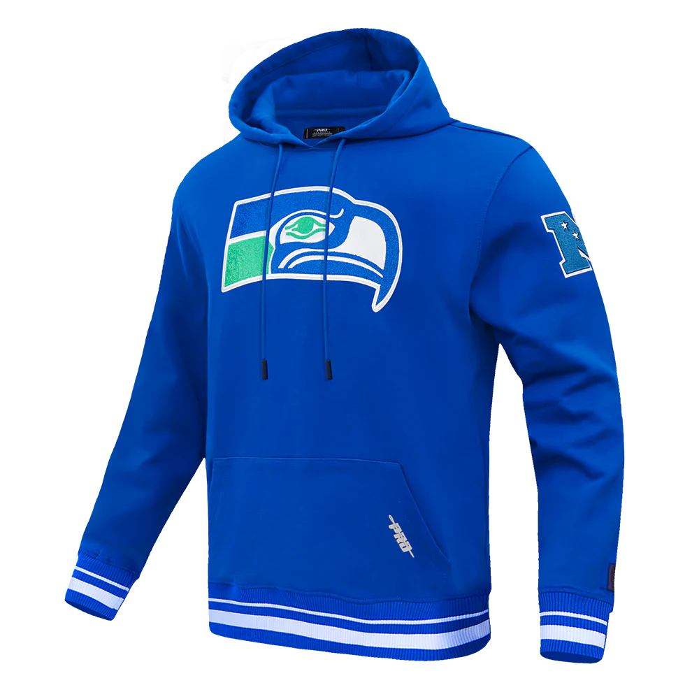 NFL SEATTLE SEAHAWKS RETRO CLASSIC MEN'S PULLOVER HOODIE