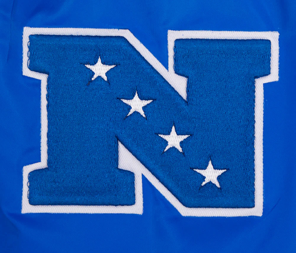 NFL SEATTLE SEAHAWKS RETRO CLASSIC MEN'S RIB SATIN JACKET