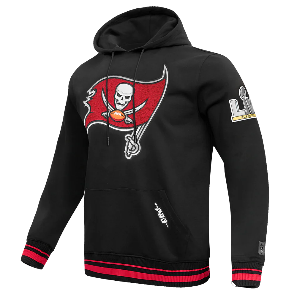 NFL TAMPA BAY BUCCANEERS MASHUP MEN'S RIB PULLOVER HOODIE