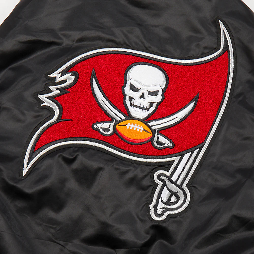 NFL TAMPA BAY BUCCANEERS MASHUP MEN'S RIB SATIN JACKET