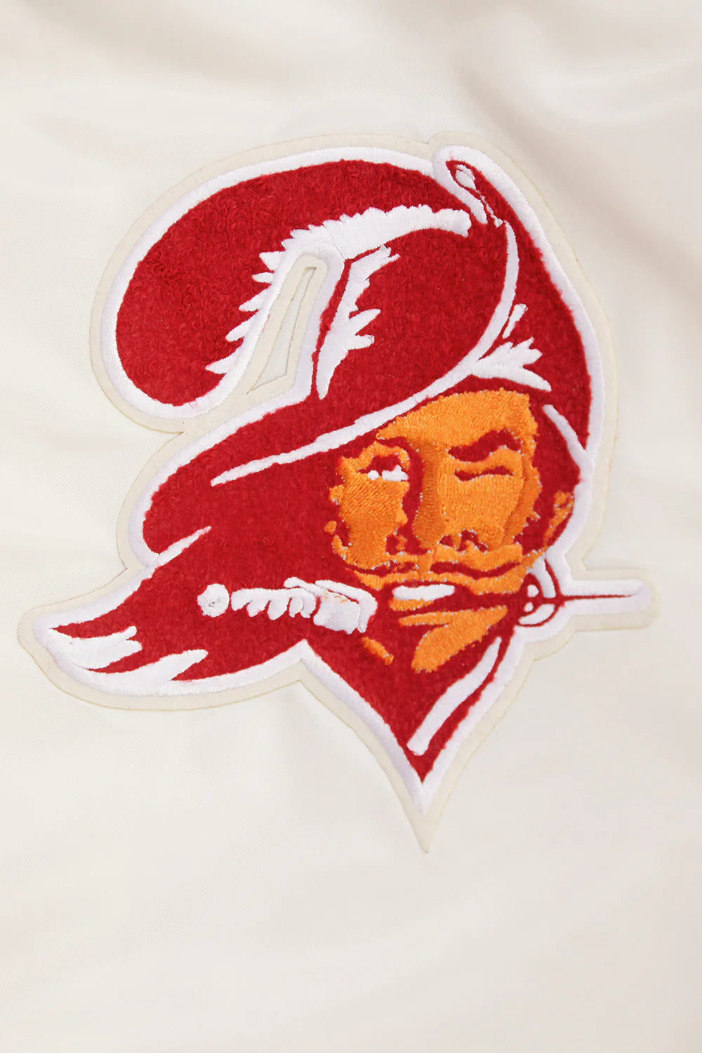 NFL TAMPA BAY BUCCANEERS RETRO CLASSIC MEN'S RIB SATIN JACKET