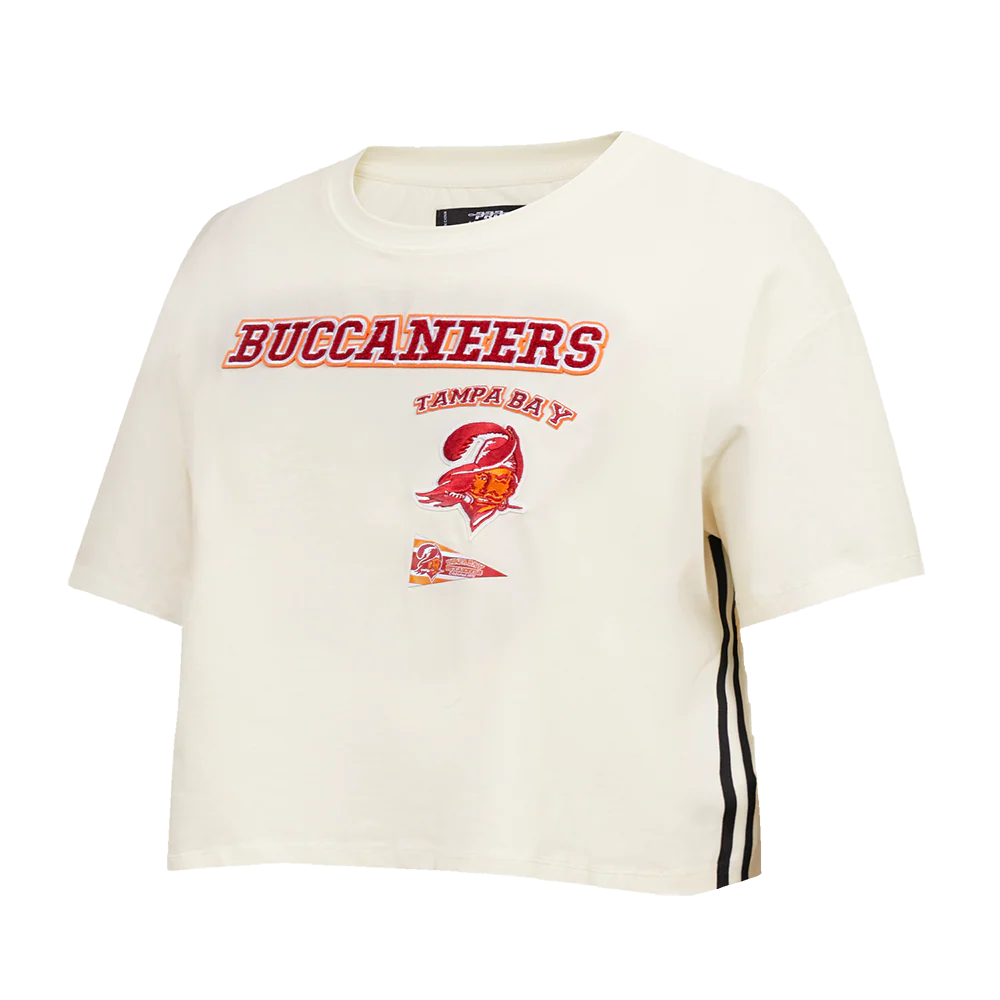 NFL TAMPA BAY BUCCANEERS RETRO CLASSIC WOMEN'S BOXY TEE