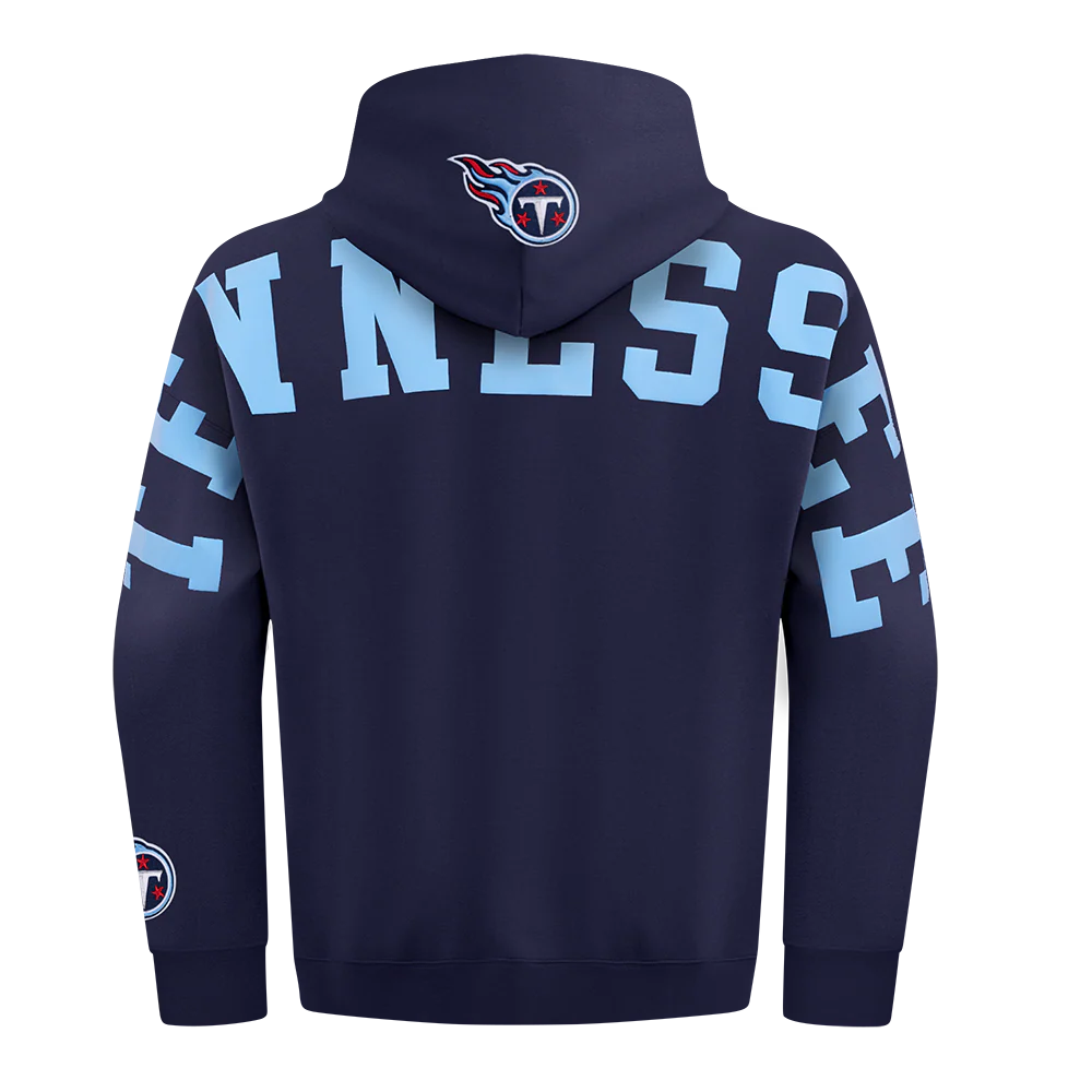 NFL TENNESSEE TITANS WINGSPAN MEN'S DROP SHOULDER FLC PO HOODIE