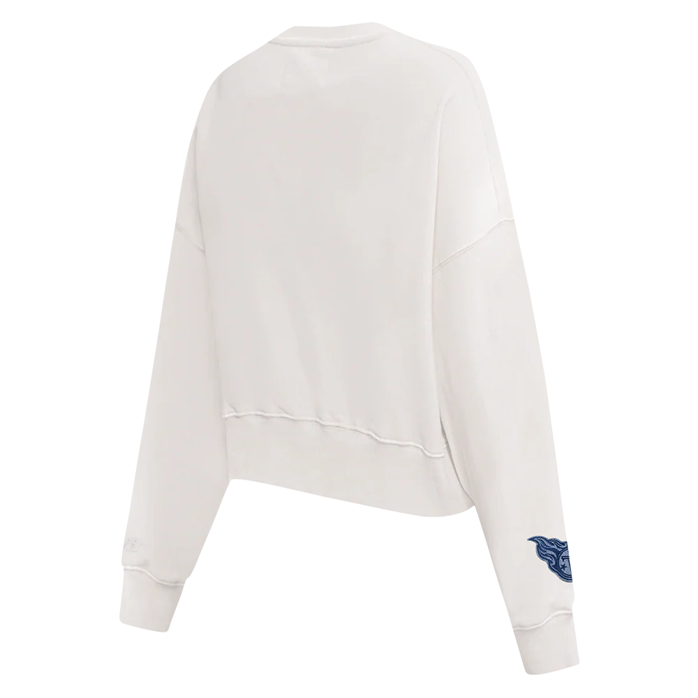 NFL TENNESSEE TITANS VARSITY BLUES WOMEN'S FLC CREWNECK