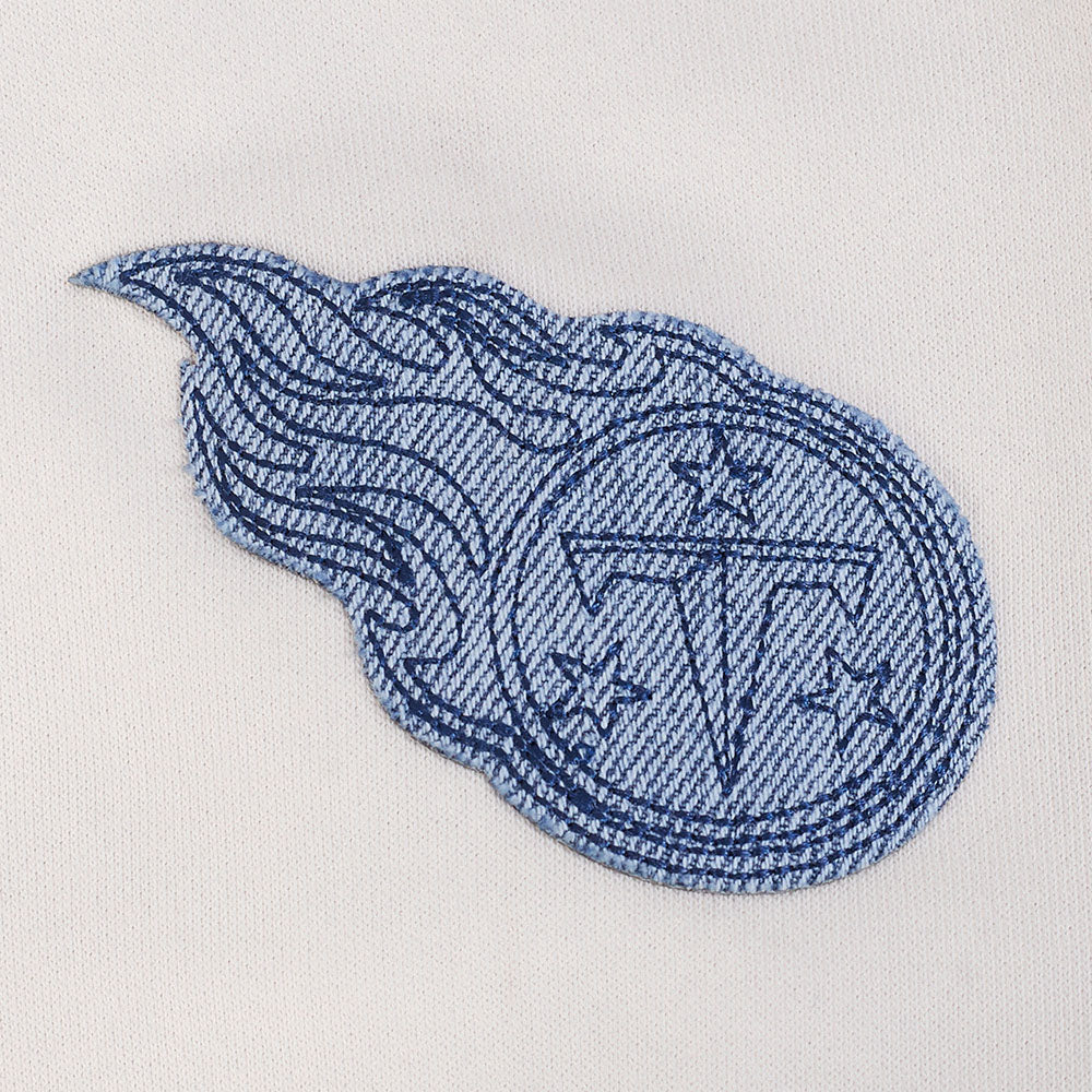 NFL TENNESSEE TITANS VARSITY BLUES WOMEN'S FLC CREWNECK