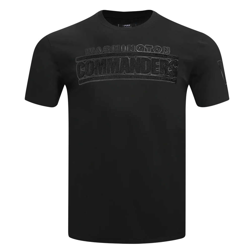 NFL WASHINGTON COMMANDERS TRIPLE BLACK MEN'S TEE