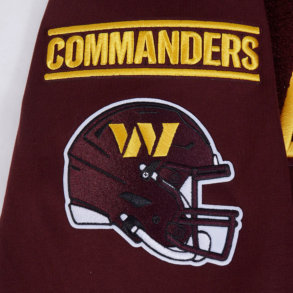 NFL WASHINGTON COMMANDERS MASHUP MEN'S RIB PULLOVER HOODIE