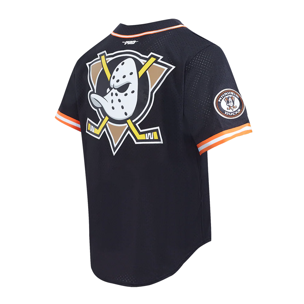 NHL ANAHEIM DUCKS CLASSIC MESH MEN'S BUTTON DOWN SHIRT