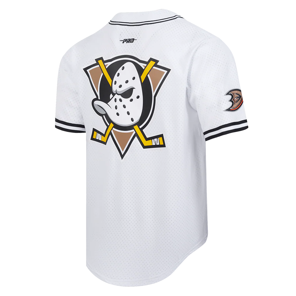 NHL ANAHEIM DUCKS CLASSIC MESH MEN'S BUTTON DOWN SHIRT