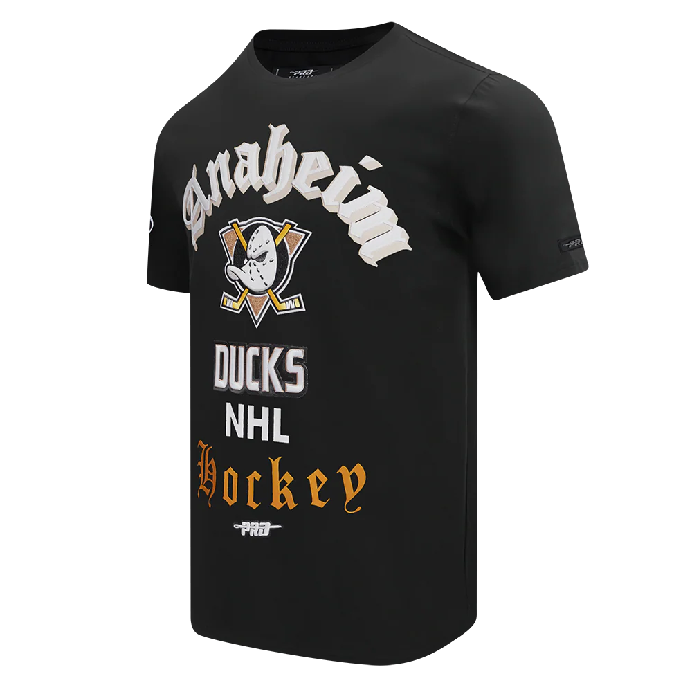 NHL ANAHEIM DUCKS OLD ENGLISH MEN'S TEE